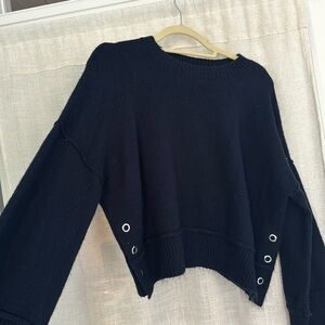Topshop navy sweater